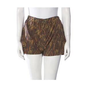 MATIN Leaf Tropical Neutral Printed Women's Shorts sz US 6